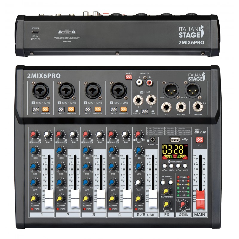 ITALIAN STAGE IS 2MIX6PRO Distributed Product